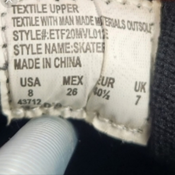 Etnies Mens Skater Tennis Shoes Gray/Black sz 8 - Picture 8 of 13